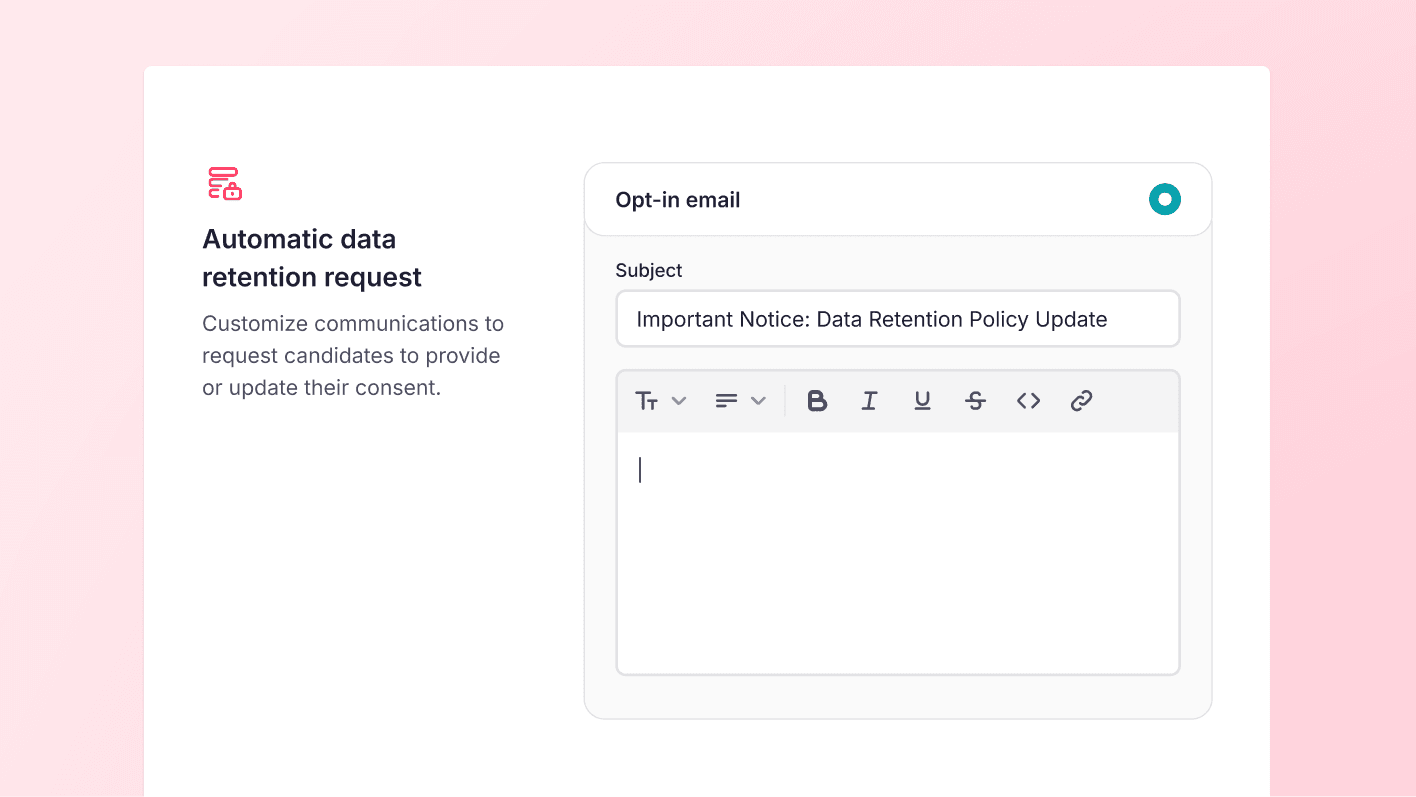 Automate GDPR consent renewal requests