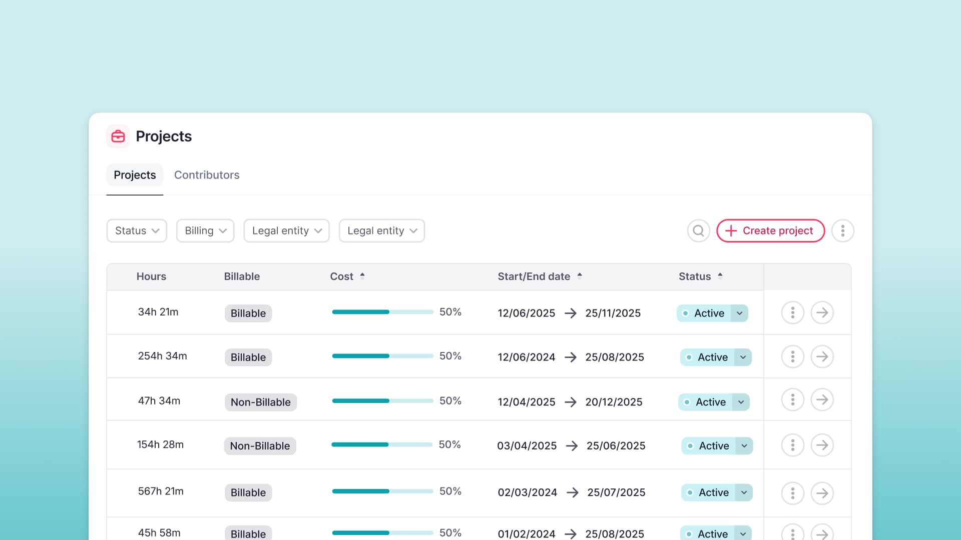 Add draft status to your projects