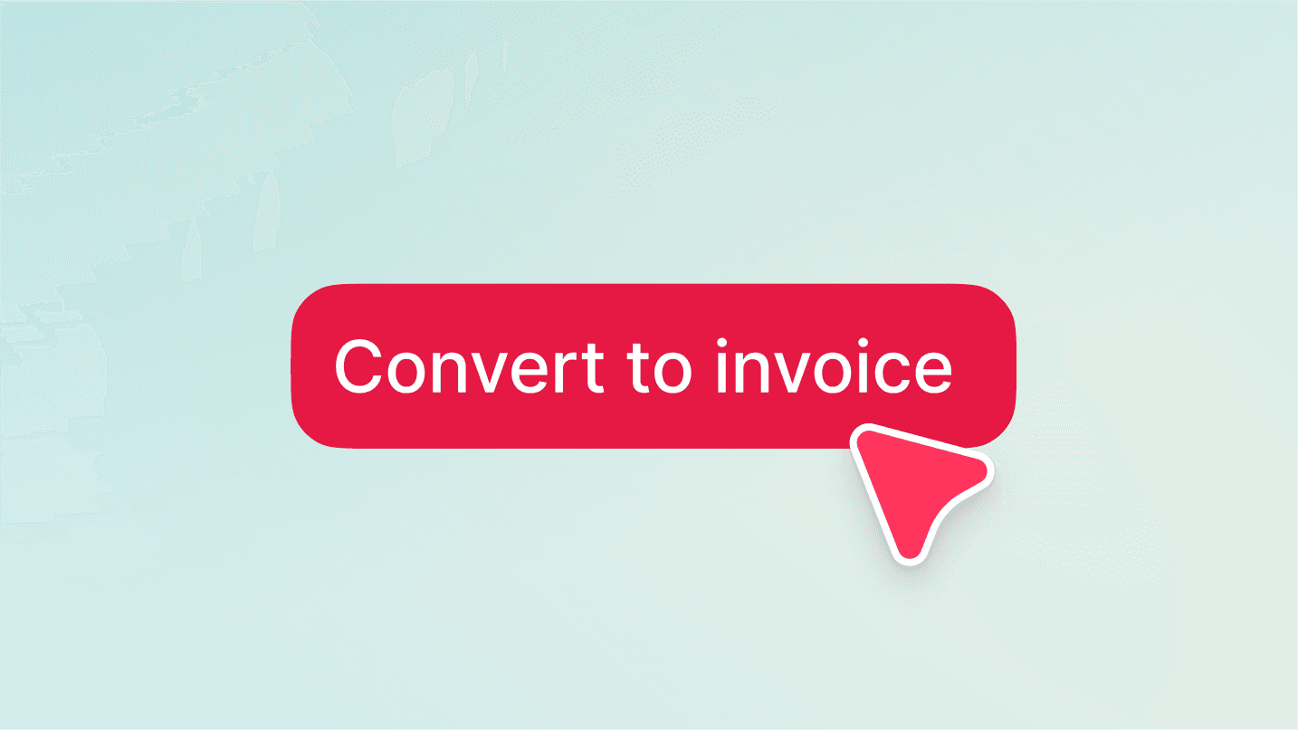 Convert quotes to invoices instantly